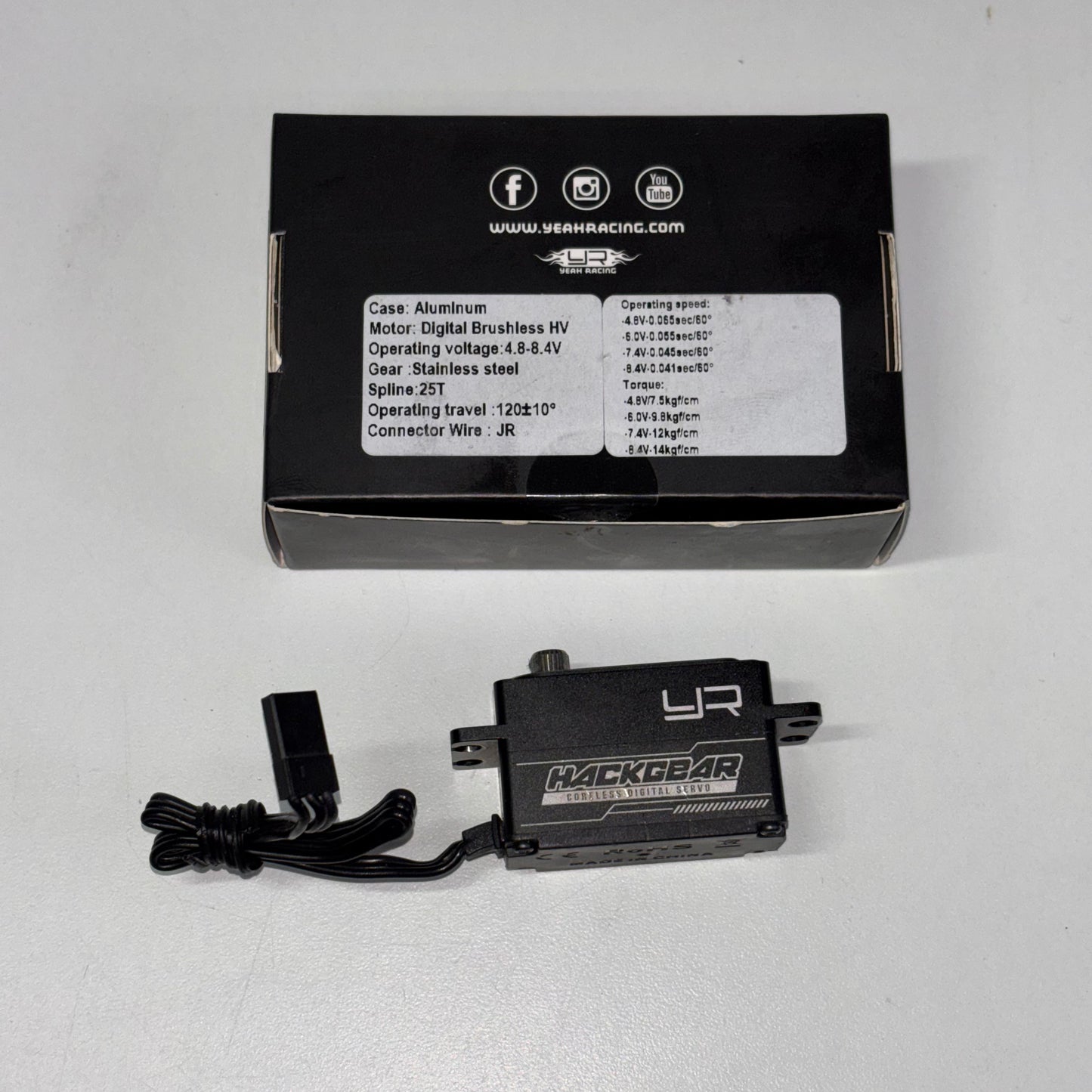 Yeah Racing Brushless HV Servo YE-0050PP Boxed