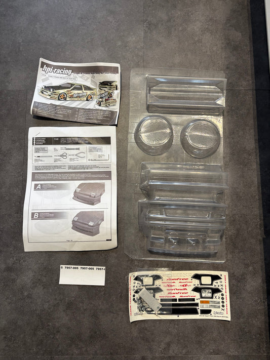 HPI AE86 Wide Arch Kit Run Free Stage D Trueno