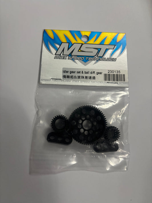 MST RMX 2.5 Gearbox Gears Idler Ball Diff 230135