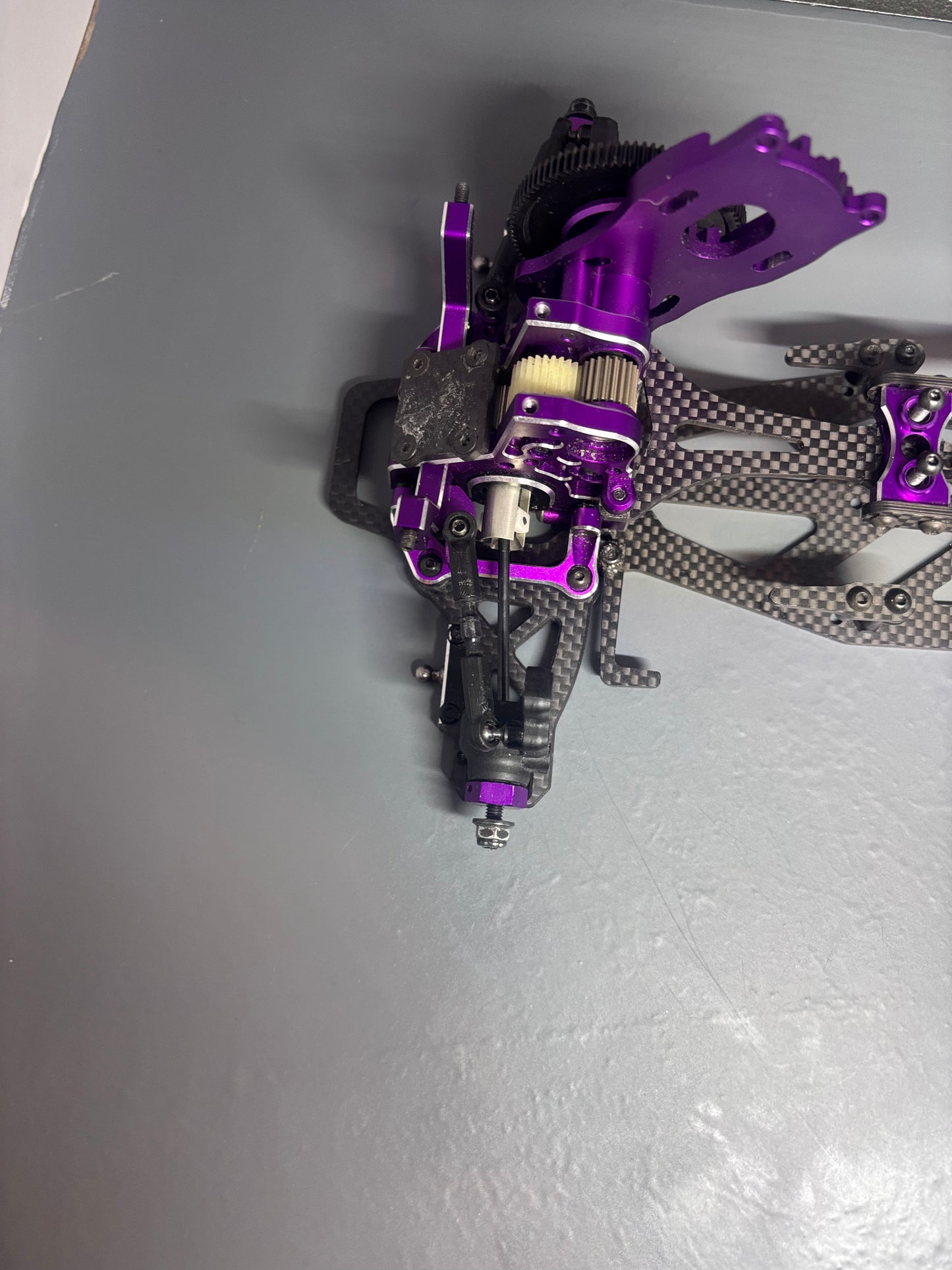 Yokomo MD1.0 MD1 RWD RC Purple Drift Chassis