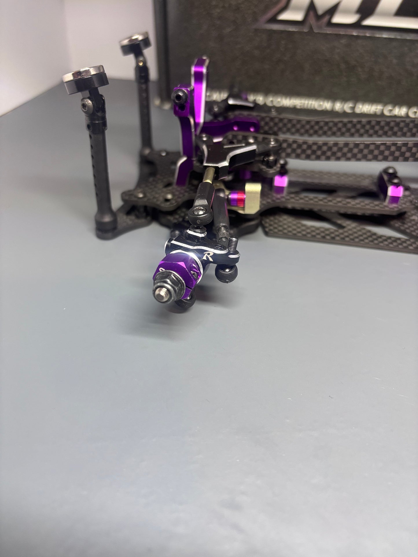 Yokomo MD1.0 MD1 RWD RC Purple Drift Chassis