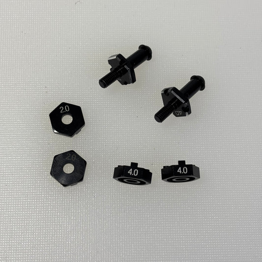 Reve D Front Adjustable Axle Set 4,6,8mm