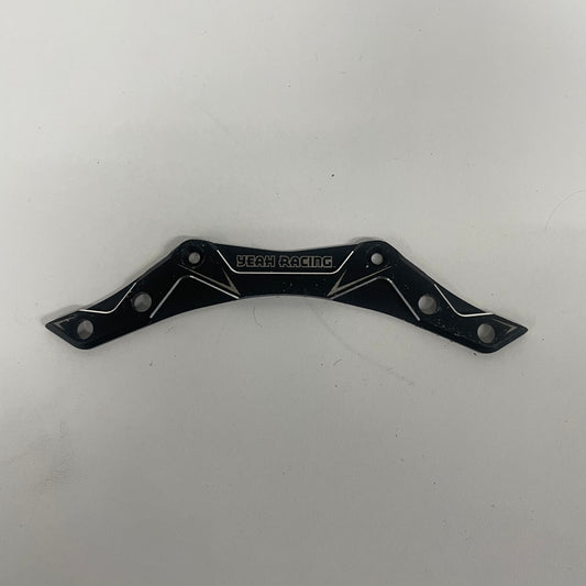 Yeah Racing Alloy Black Front Upper Bumper