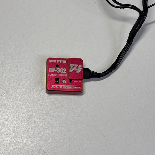 Yokomo V4 Gyro Red Alloy DP302