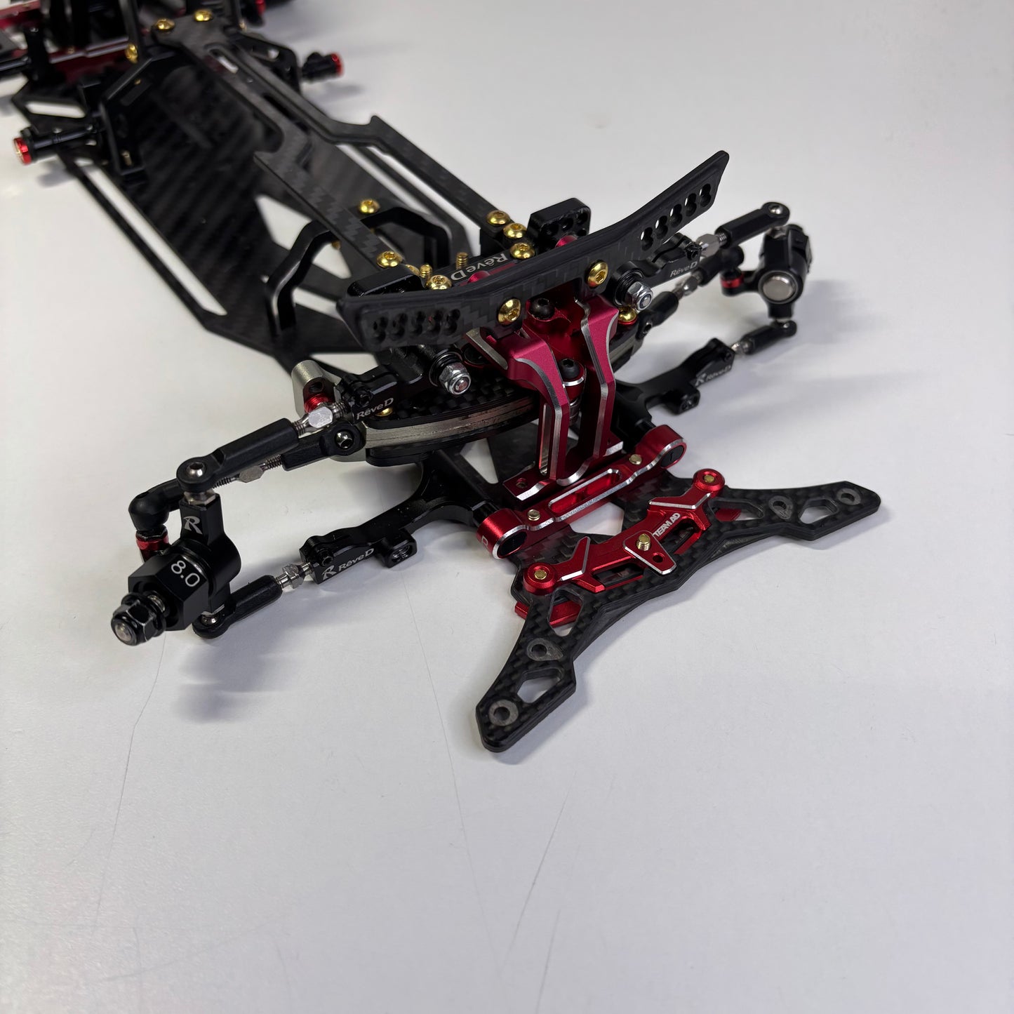 Reve D MC-1 RWD Drift Chassis Full Option Carbon Alloy Red Gold MC1