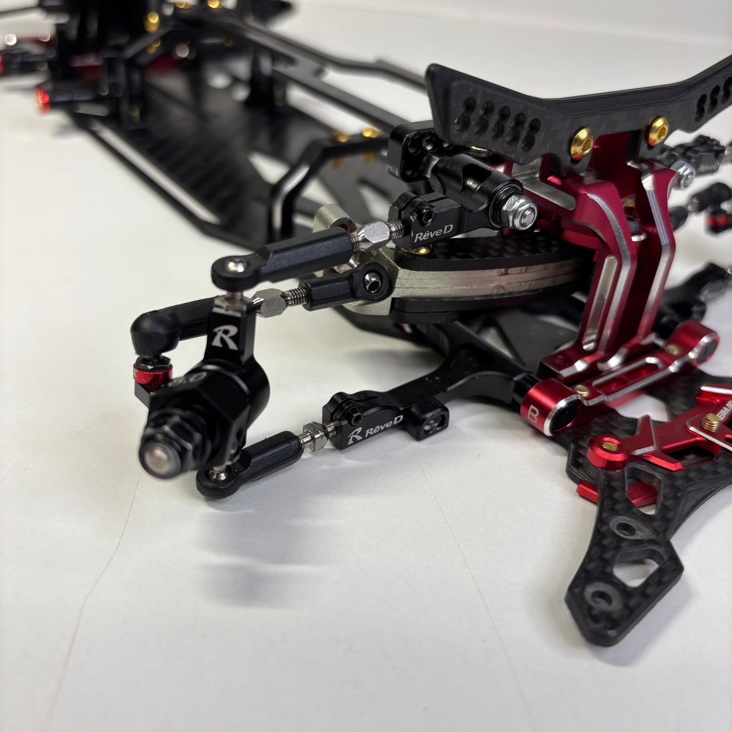 Reve D MC-1 RWD Drift Chassis Full Option Carbon Alloy Red Gold MC1