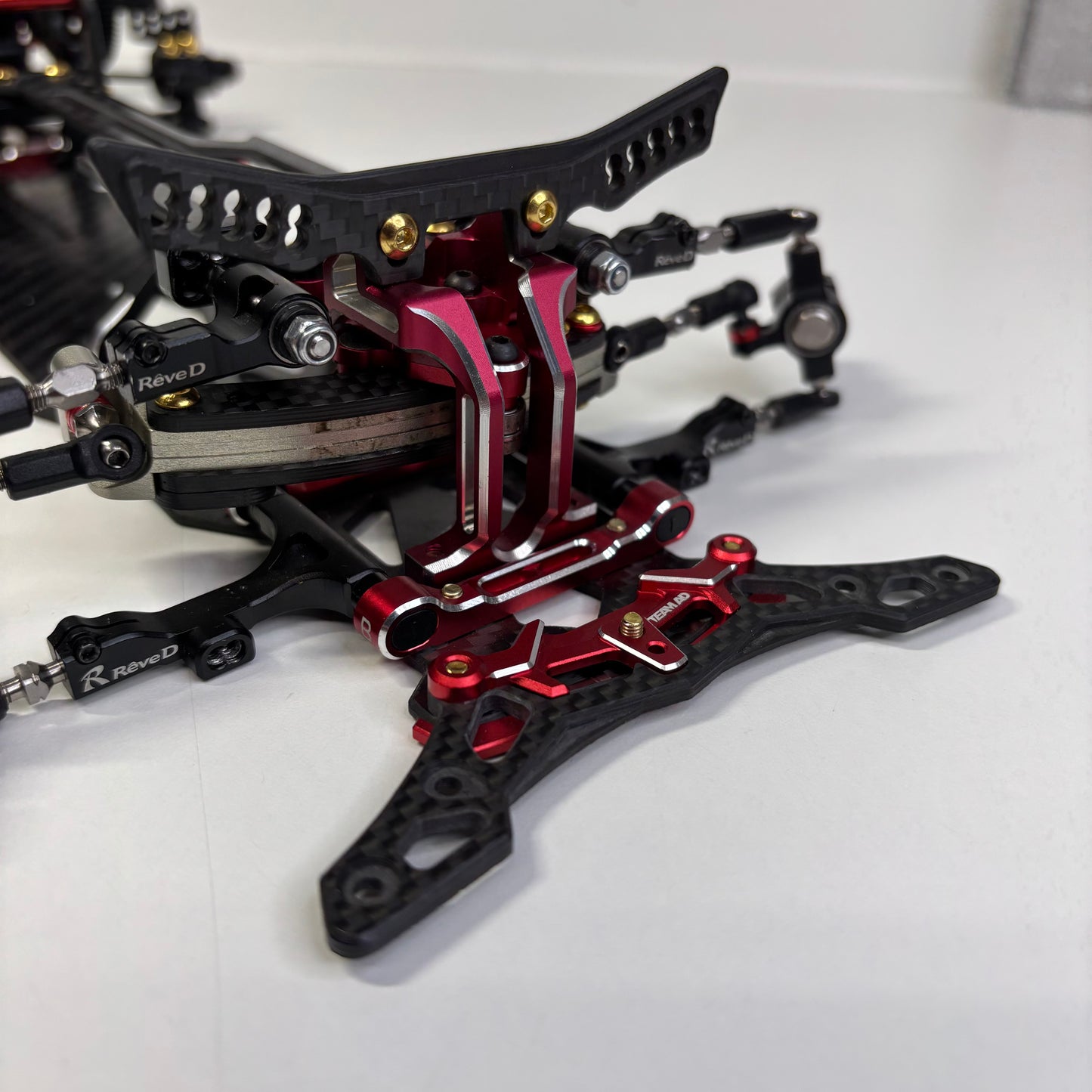 Reve D MC-1 RWD Drift Chassis Full Option Carbon Alloy Red Gold MC1