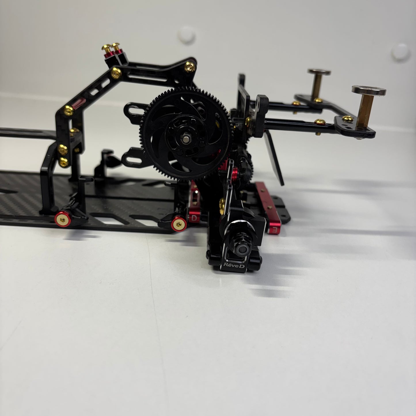 Reve D MC-1 RWD Drift Chassis Full Option Carbon Alloy Red Gold MC1