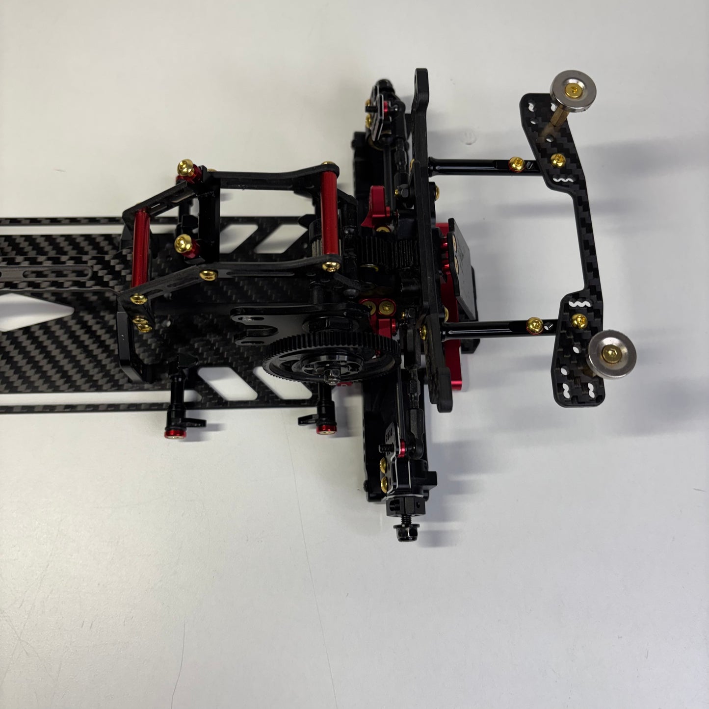 Reve D MC-1 RWD Drift Chassis Full Option Carbon Alloy Red Gold MC1