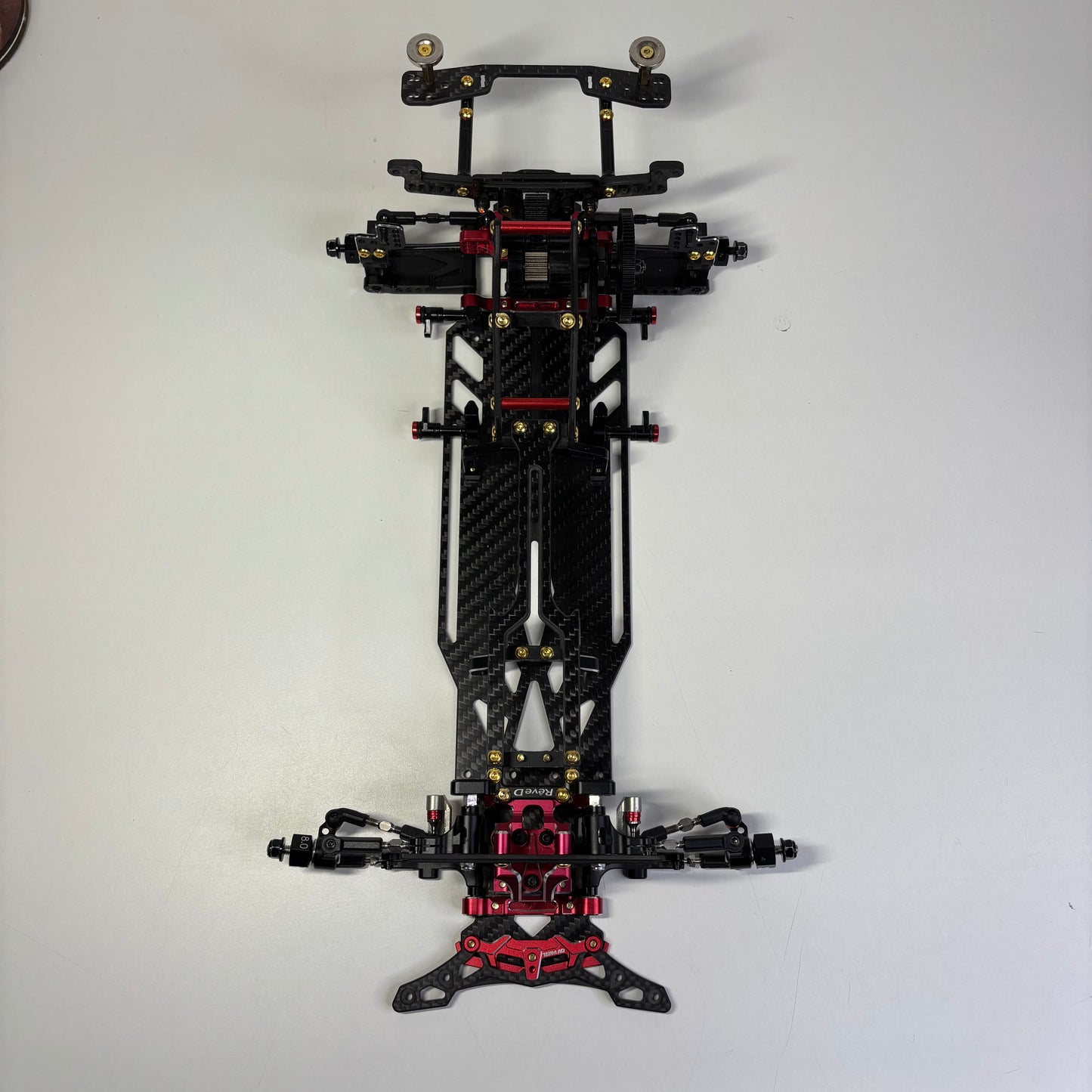 Reve D MC-1 RWD Drift Chassis Full Option Carbon Alloy Red Gold MC1