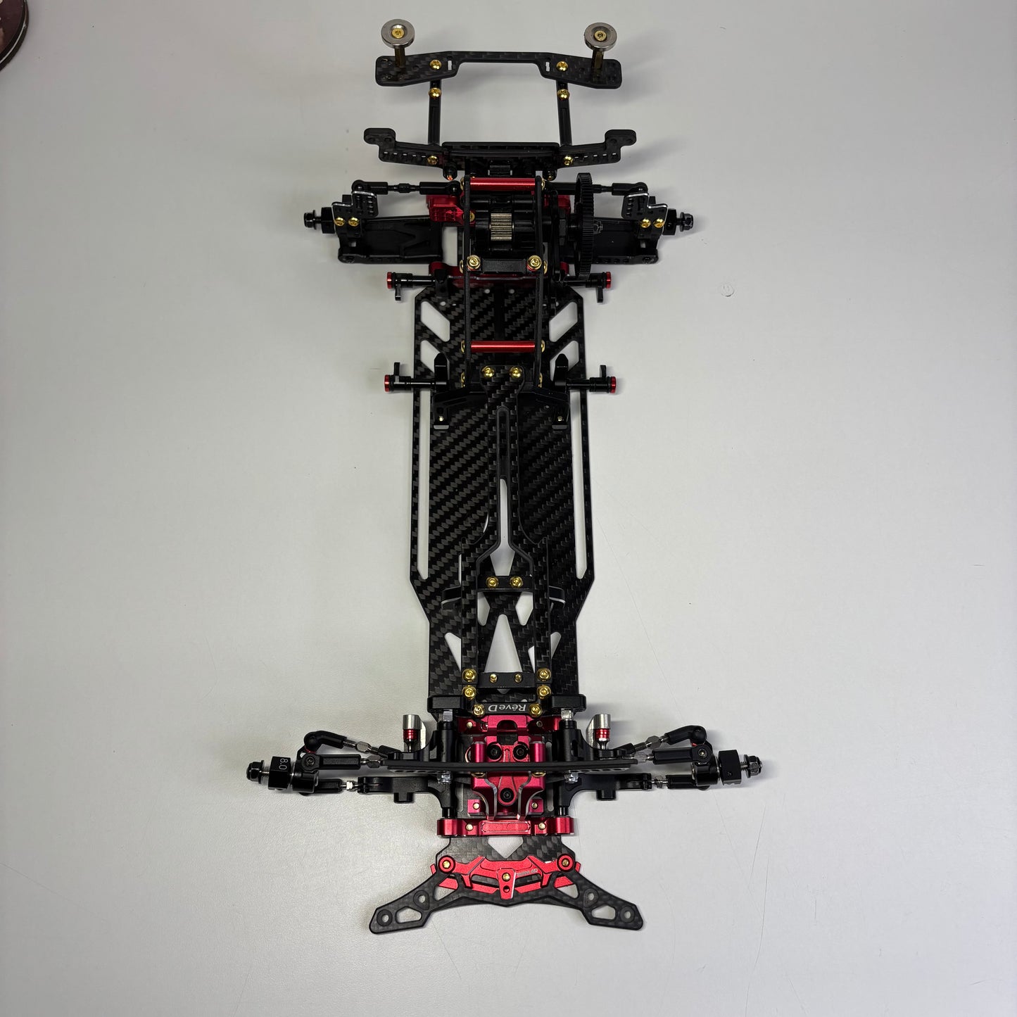 Reve D MC-1 RWD Drift Chassis Full Option Carbon Alloy Red Gold MC1