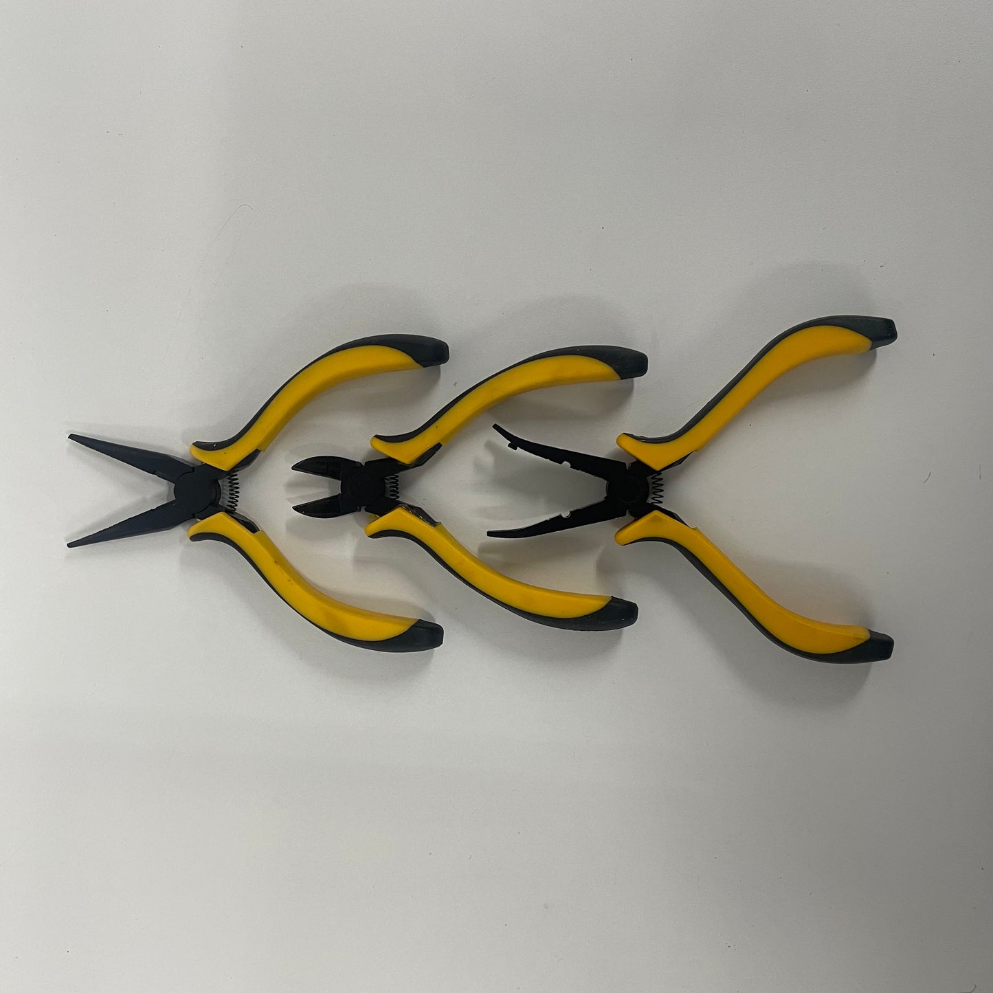 3x RC Pliers Cutters Black & Yellow