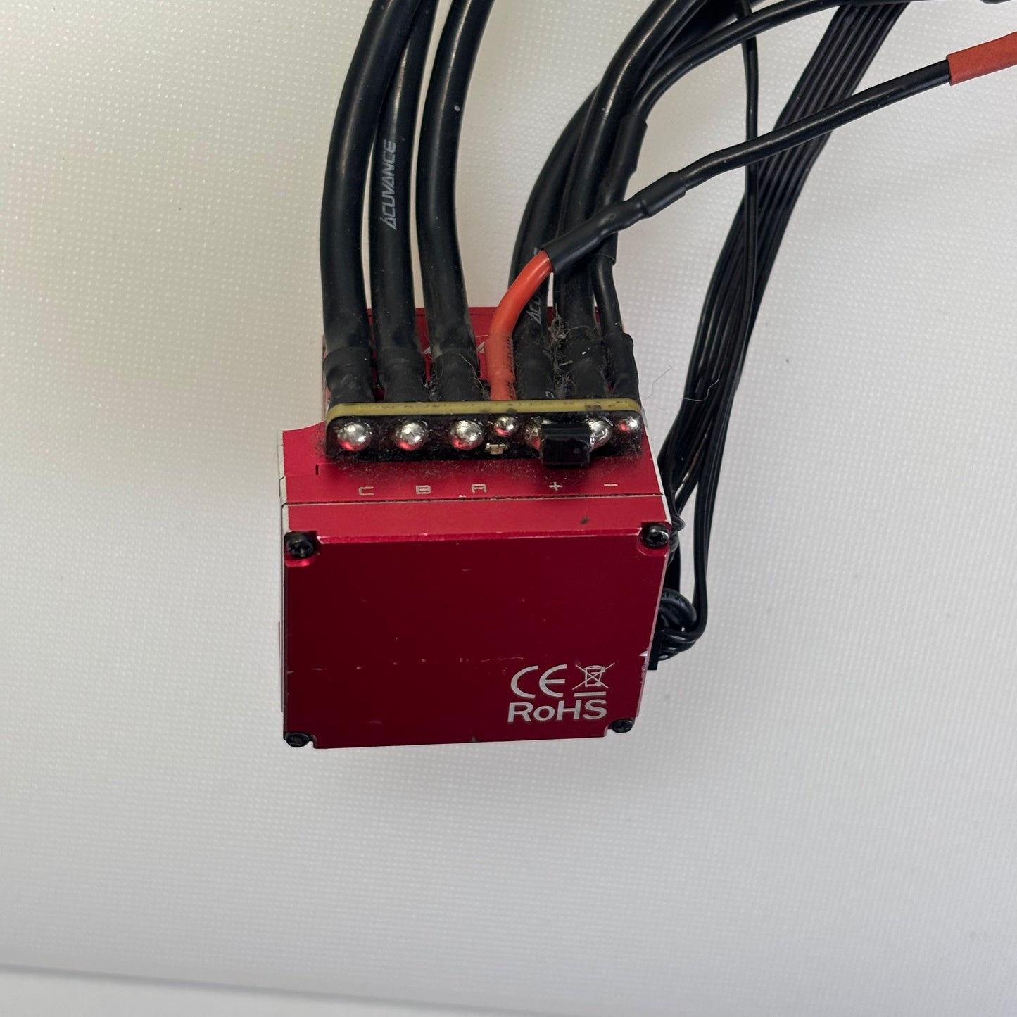 Acuvance XX Red Alloy ESC Brushless Sensored & Alloy Fan