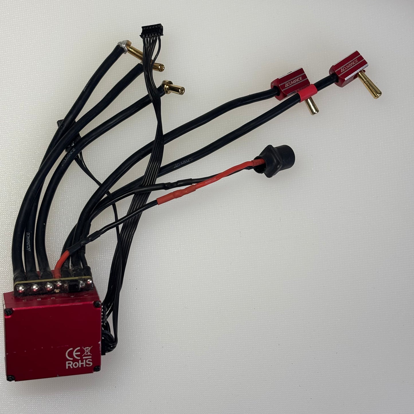 Acuvance XX Red Alloy ESC Brushless Sensored & Alloy Fan