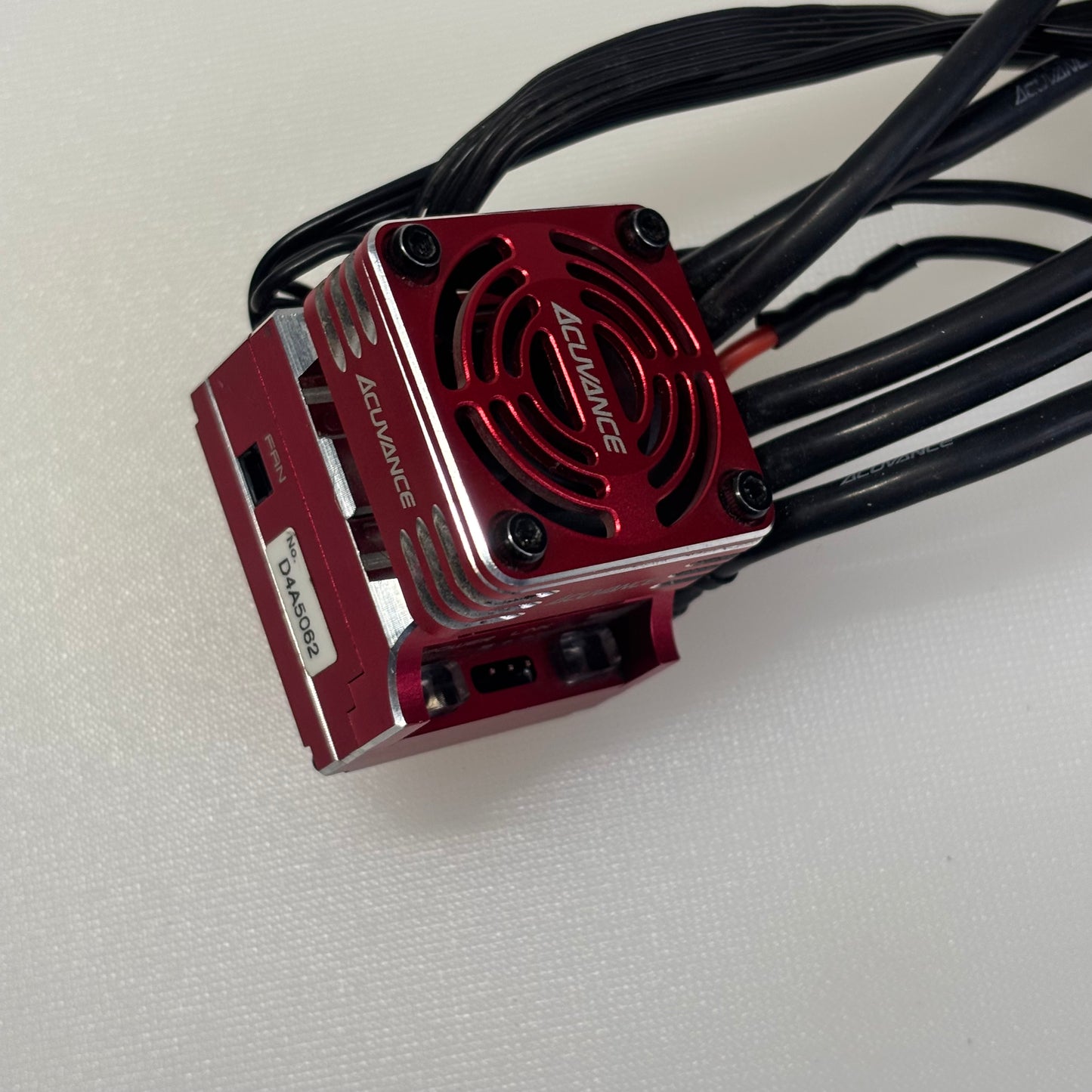 Acuvance XX Red Alloy ESC Brushless Sensored & Alloy Fan