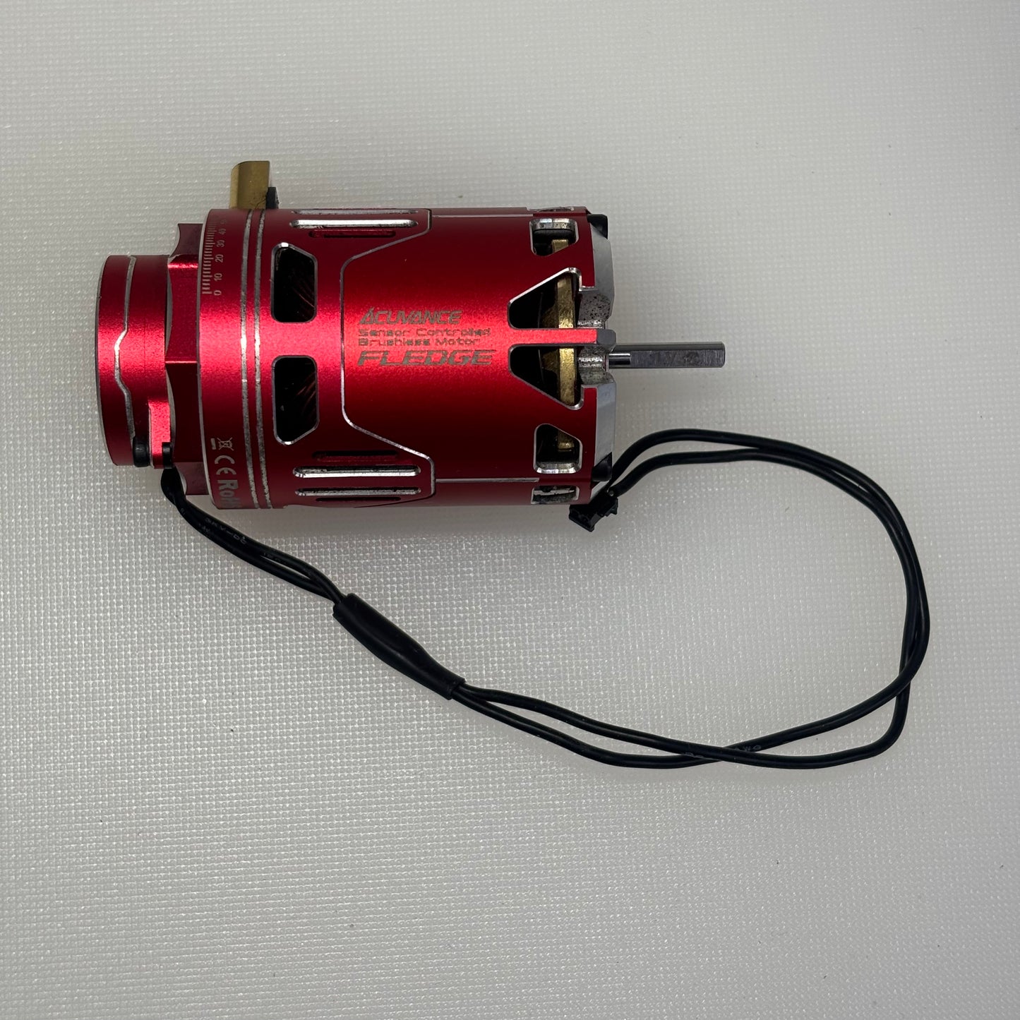 Acuvance Fledge 10.5 Motor Red Brushless Sensored With Fan