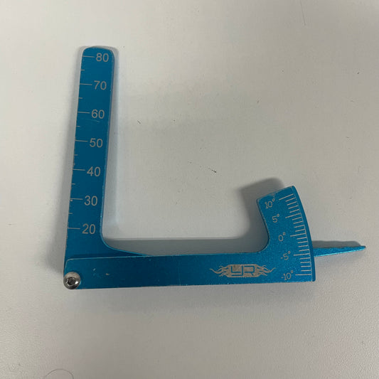 Yeah Racing Camber Gauge Blue Alloy