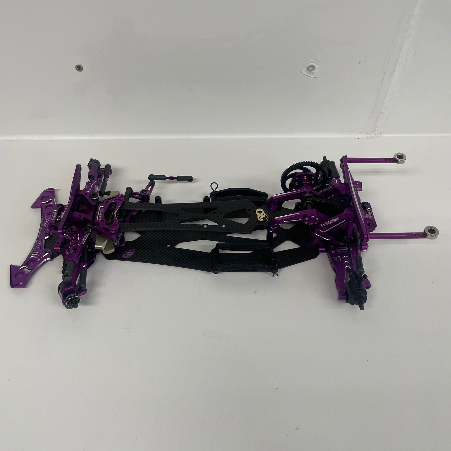 Overdose Vacula II RWD Drift Chassis Purple Carbon Alloy