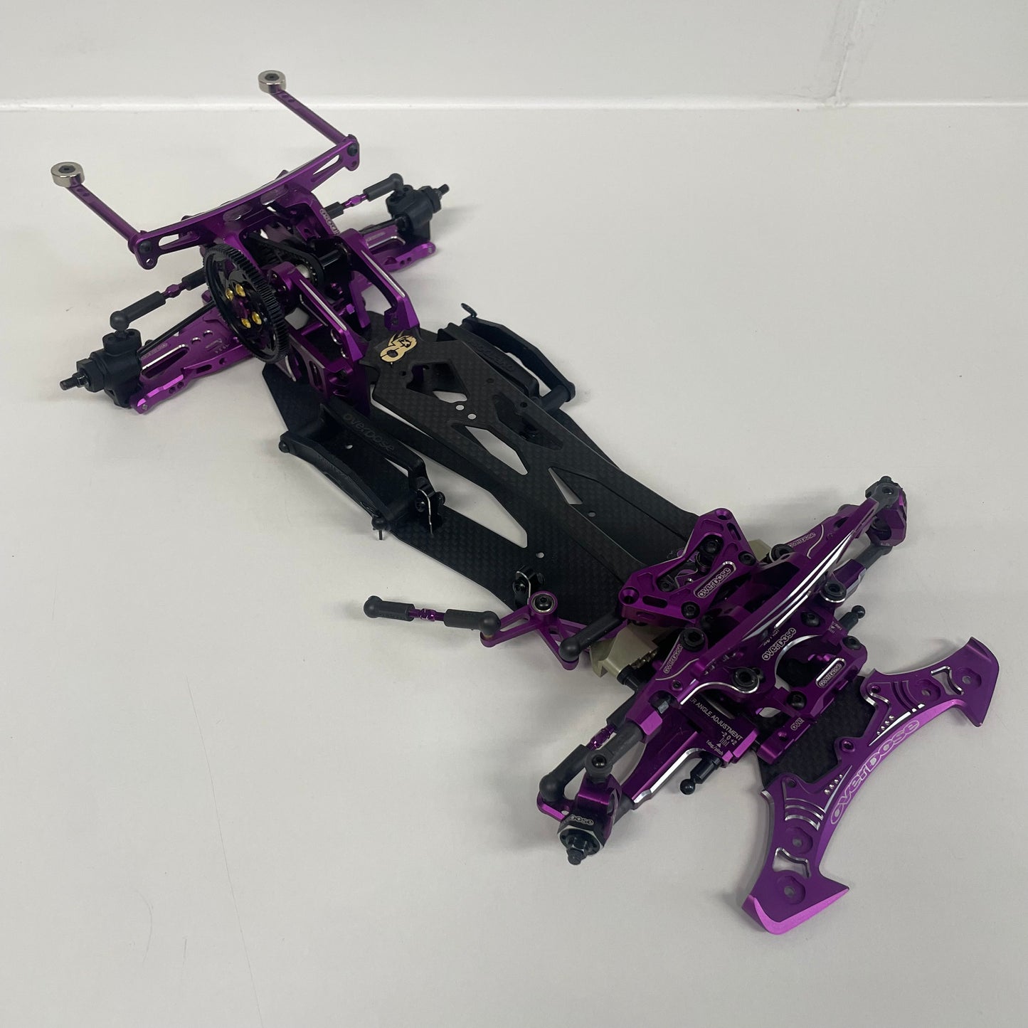 Overdose Vacula II RWD Drift Chassis Purple Carbon Alloy