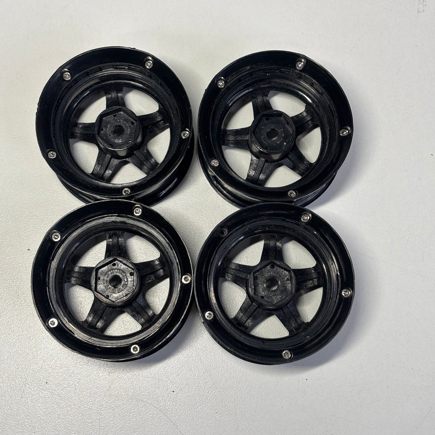 DS Racing Drift Element Wheels Black Adjustable Offset