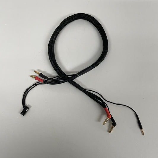 Lipo Charge Cable Black 4/5mm Bullet Connections