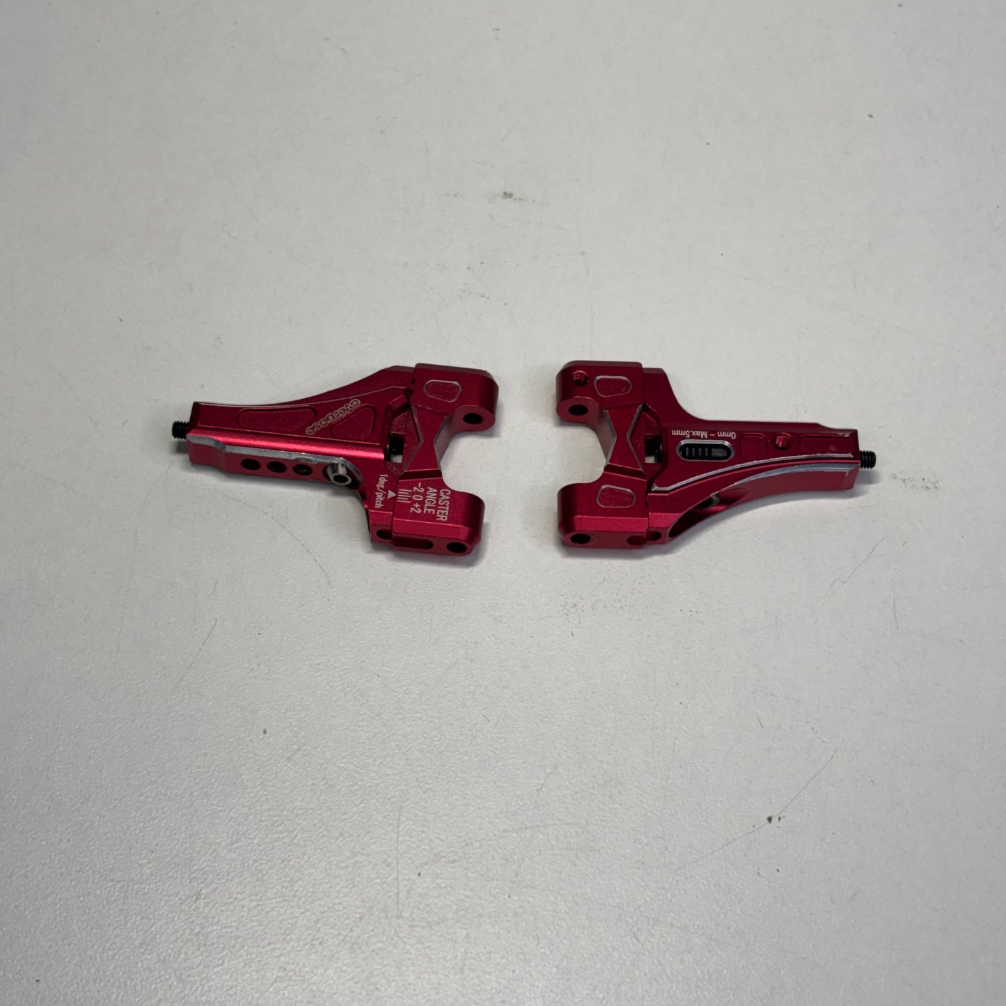 Overdose Front Lower Arms Adjustable Red Alloy Type 2 OD2425