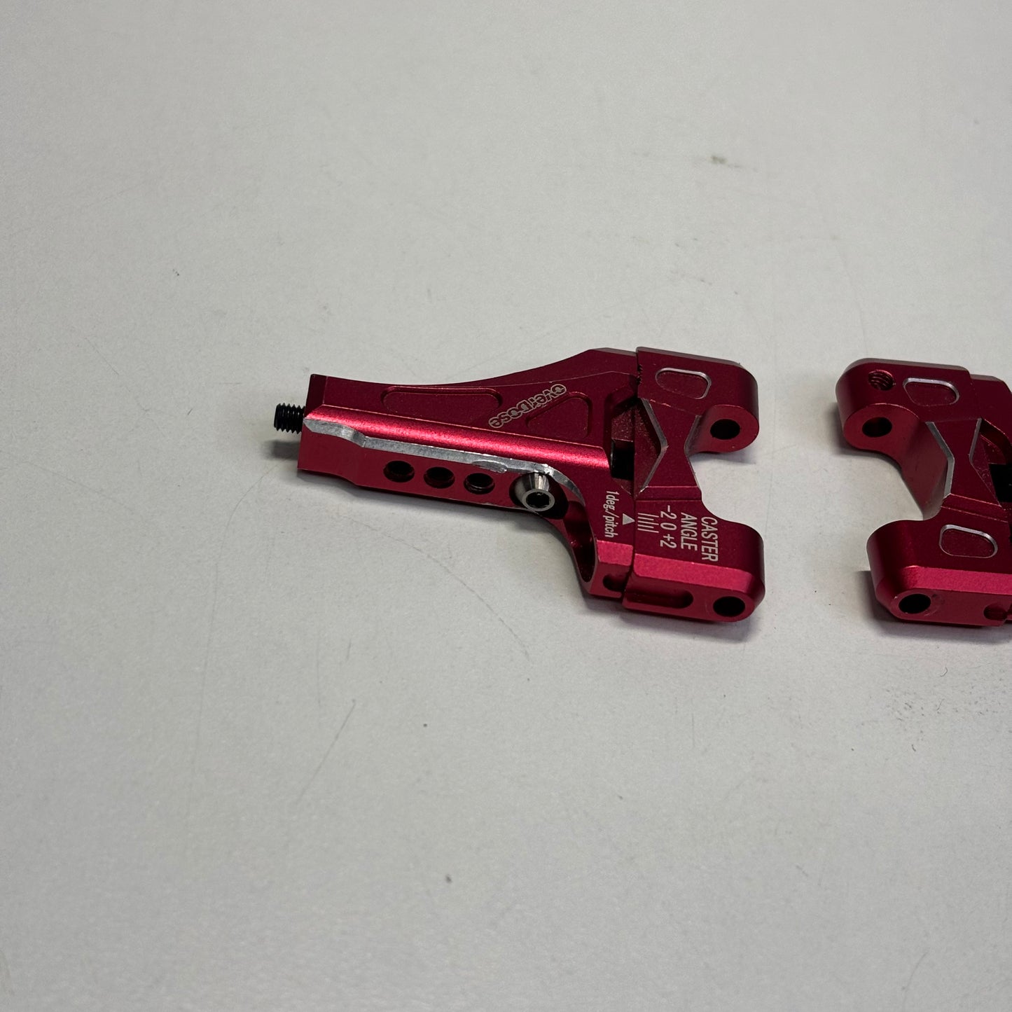 Overdose Front Lower Arms Adjustable Red Alloy Type 2 OD2425