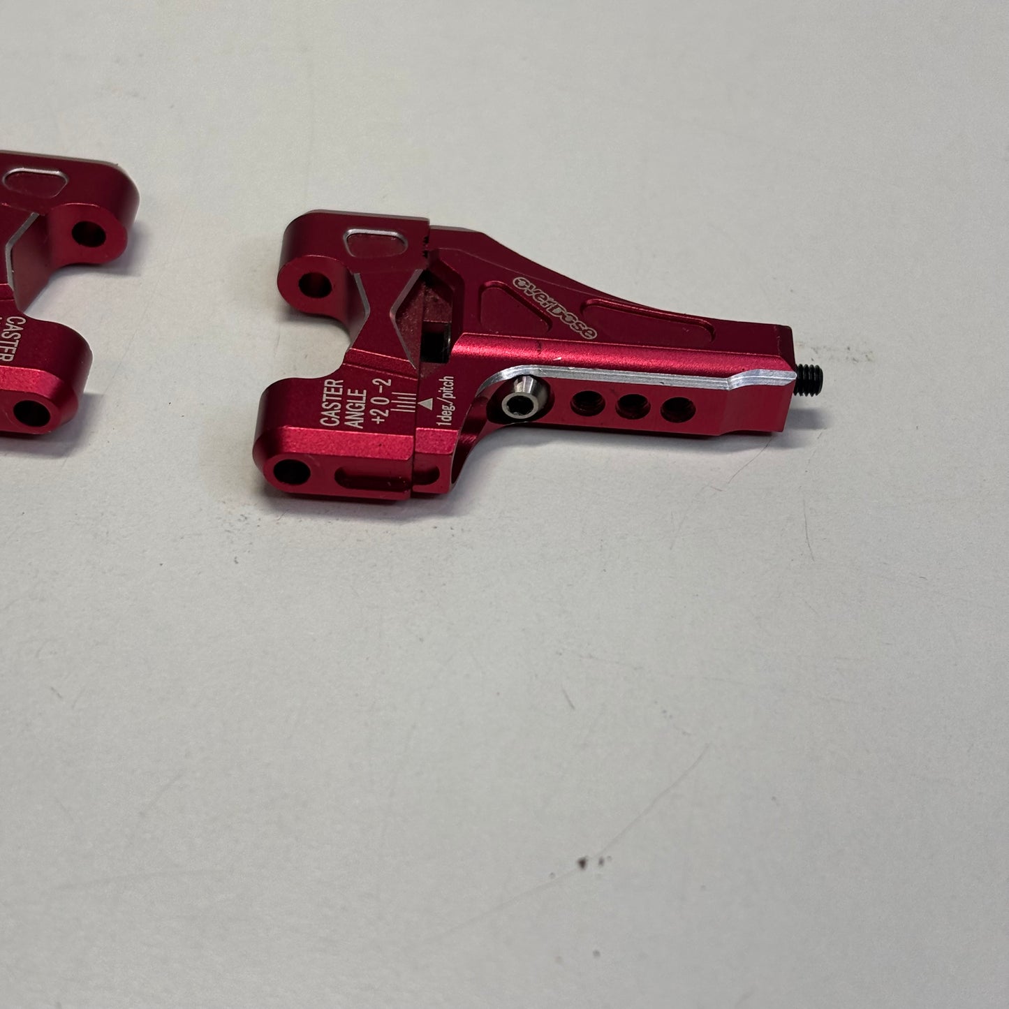 Overdose Front Lower Arms Adjustable Red Alloy Type 2 OD2425