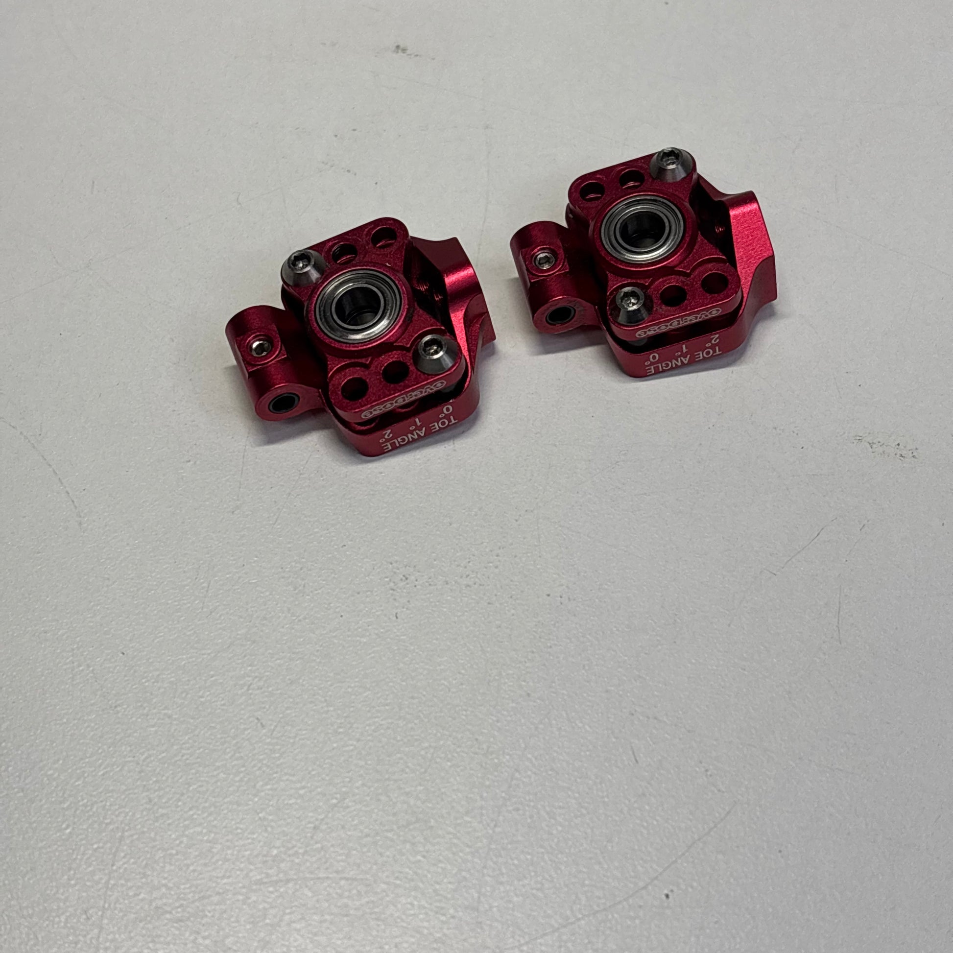 Overdose Rear Uprights OD2278b Red Alloy Galm YD2 – Big Licks RC