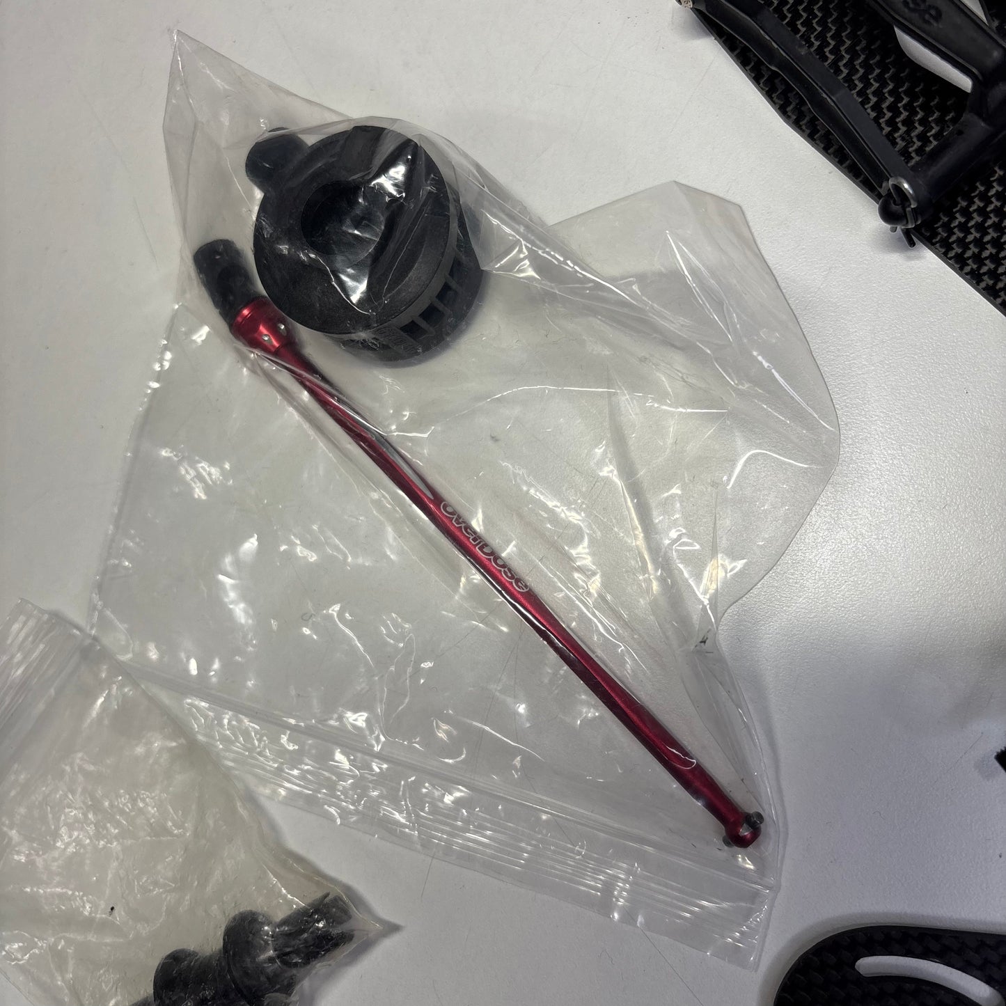 Overdose Dival Red Alloy Carbon RWD Chassis - Boxed