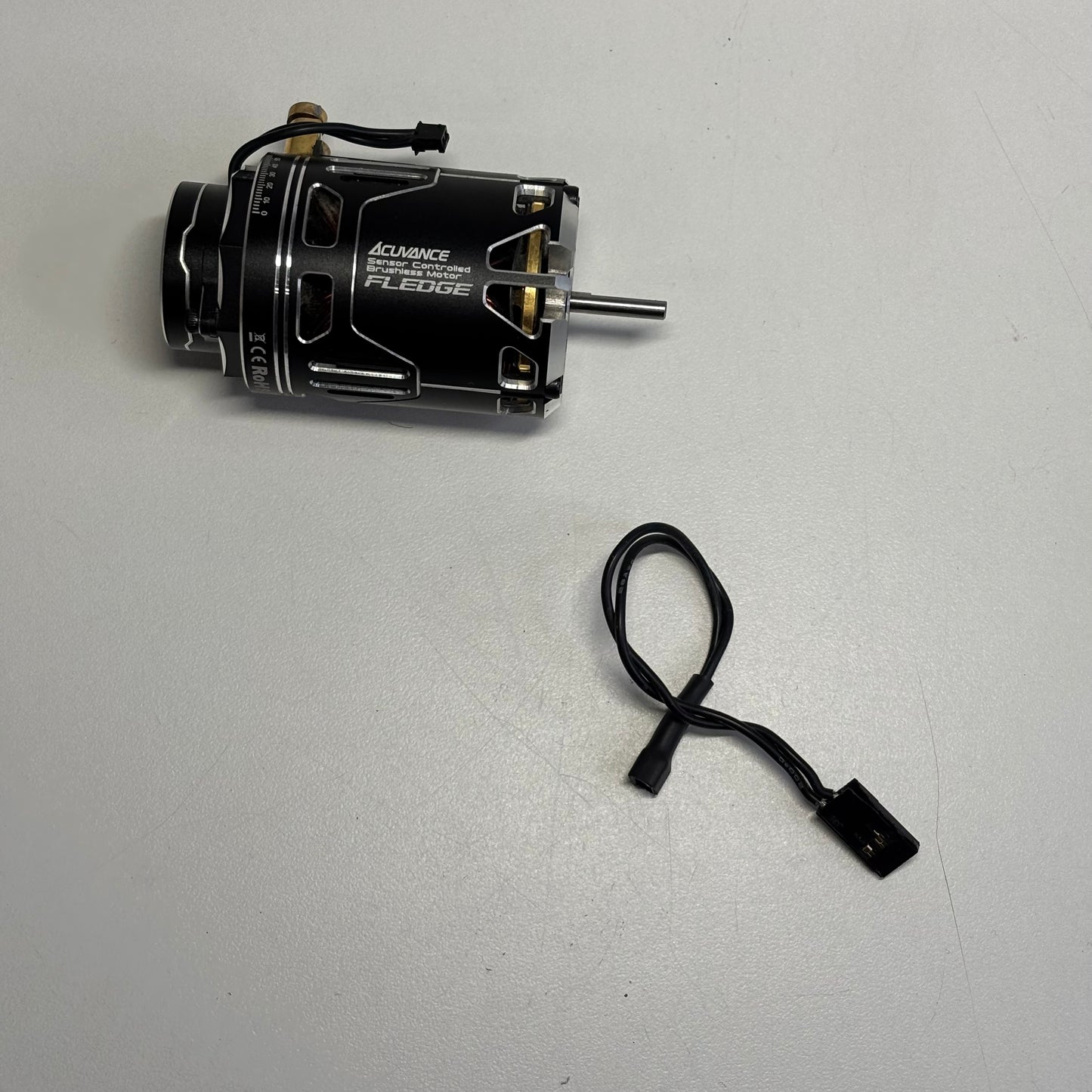 Acuvance Fledge 10.5 Black Alloy Motor & Built in Fan LV38 Rotor