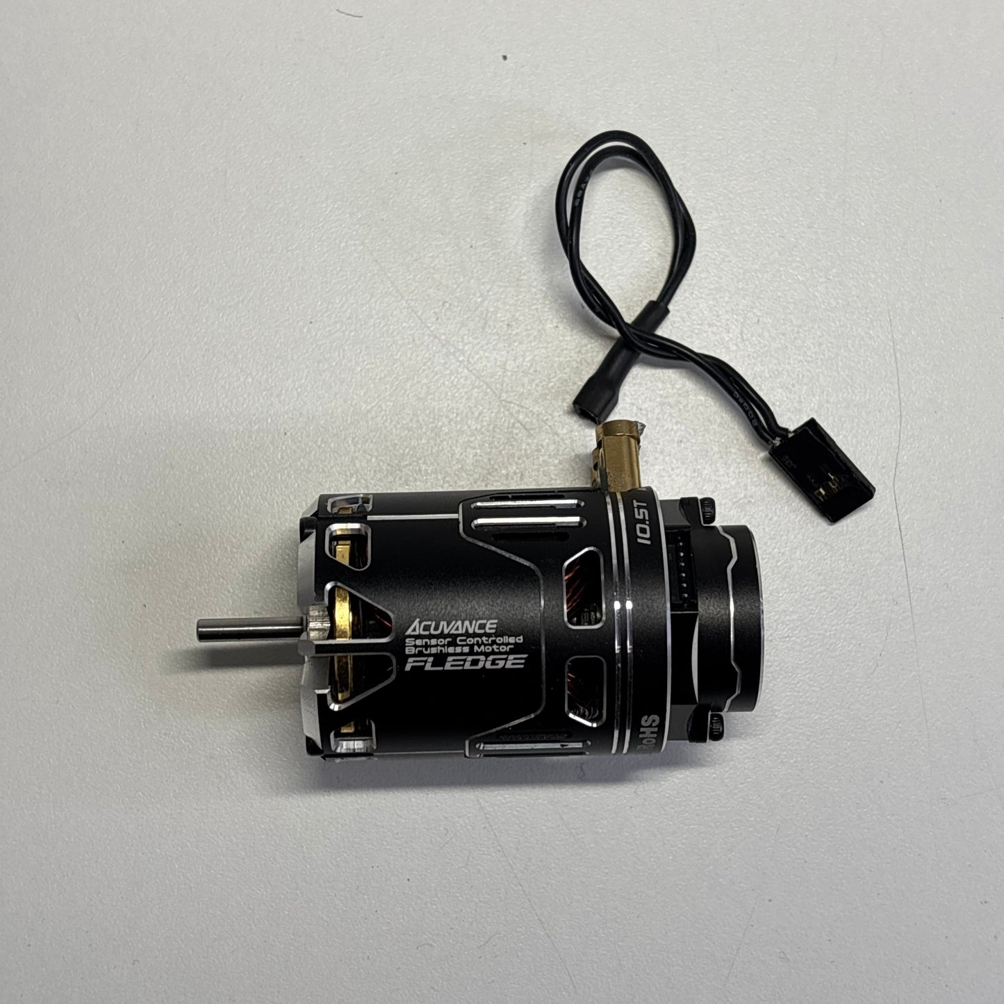 Acuvance Fledge 10.5 Black Alloy Motor & Built in Fan LV38 Rotor