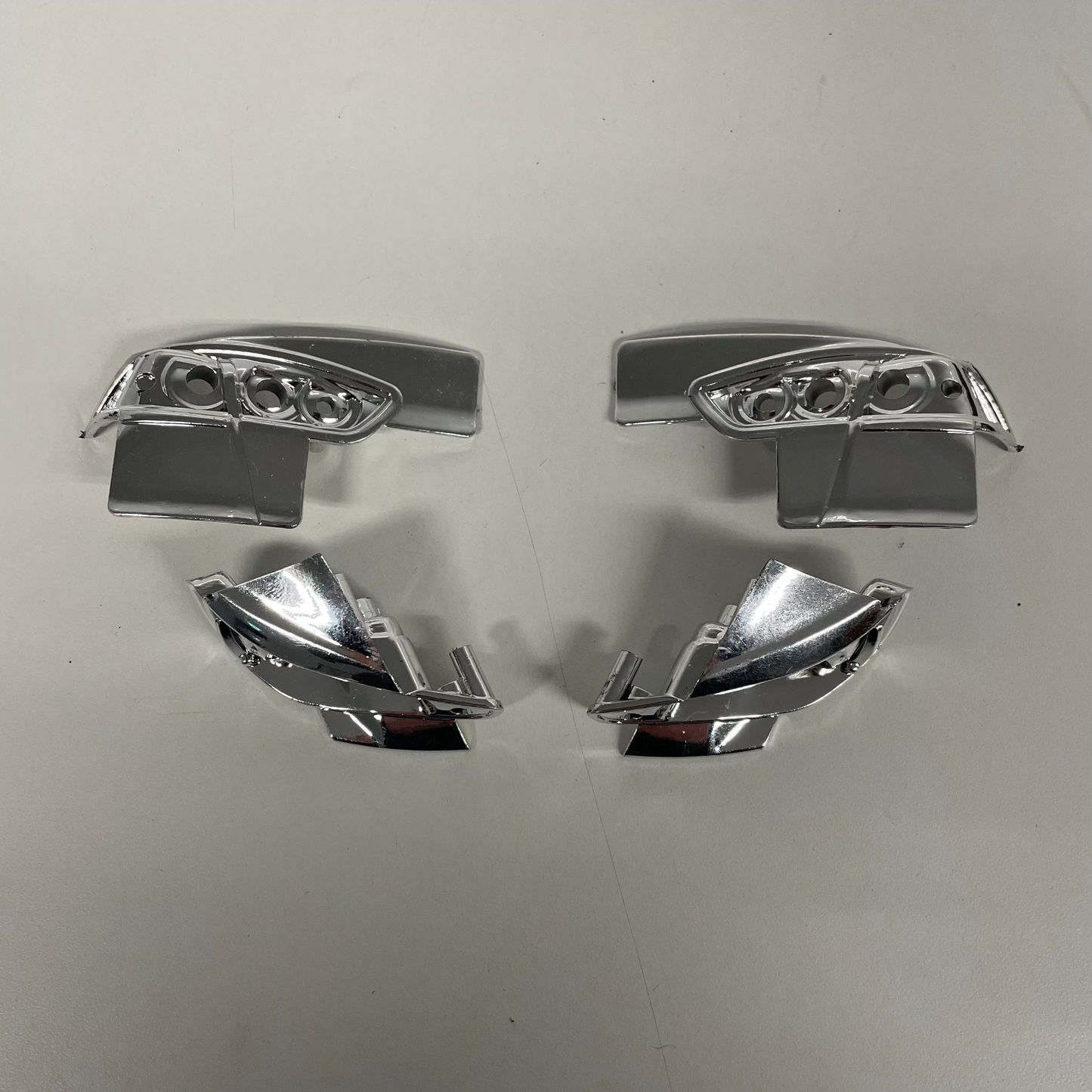 Mitsubishi Evo X Light Bucket Set Chrome