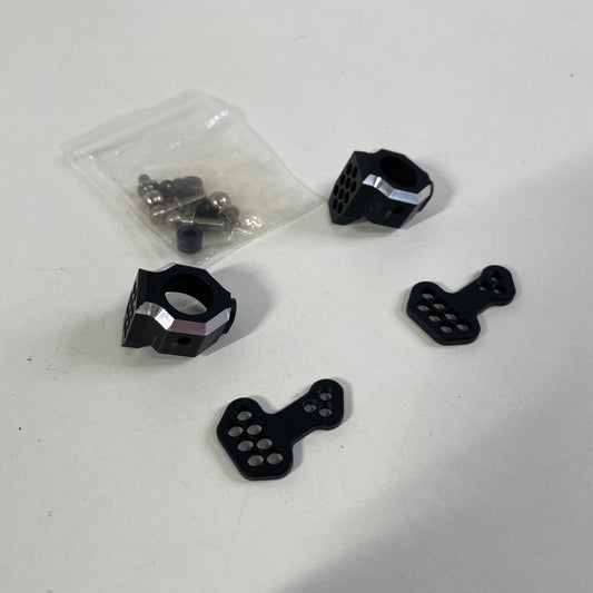 Sakura D3 D4 Rear Hubs Black Alloy
