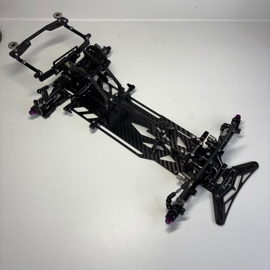Reve D MC-1 MC1 Alloy Carbon Full Hop Up RWD Chassis