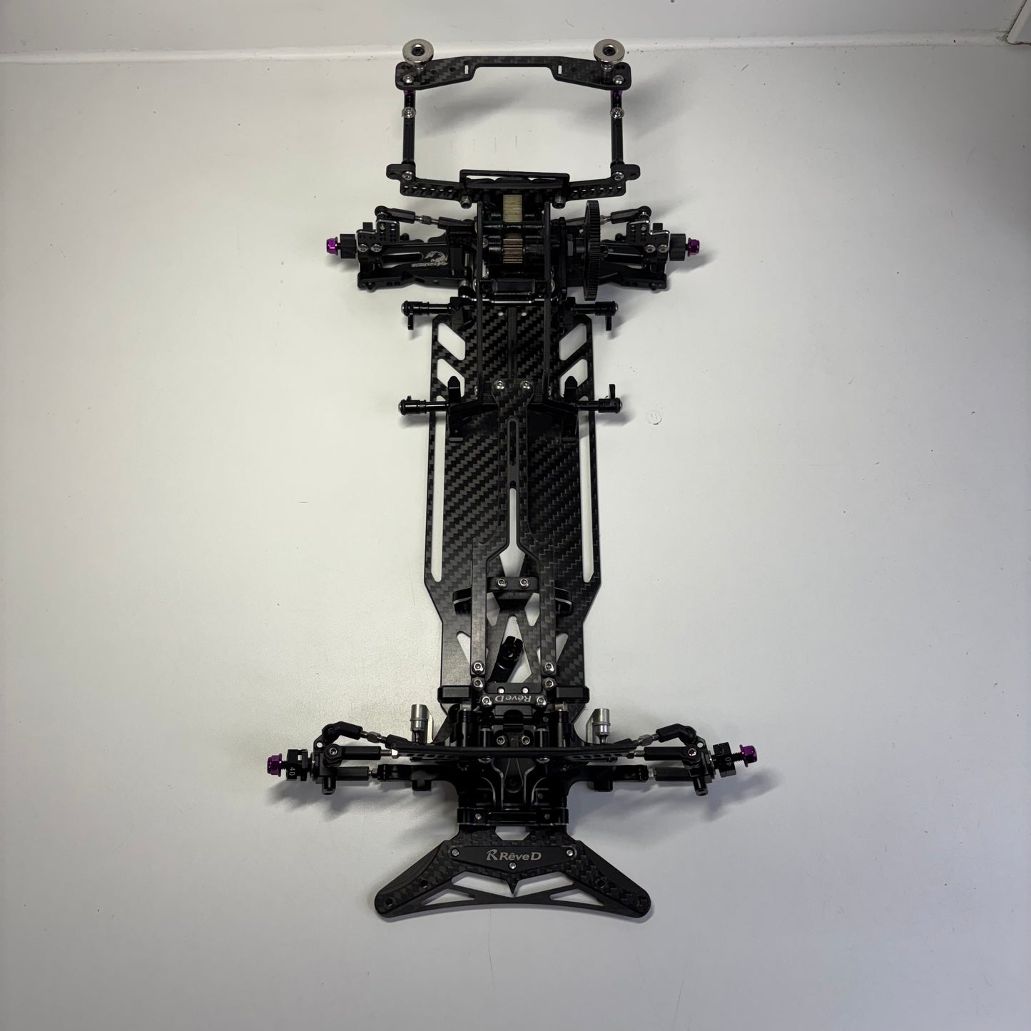 Reve D MC-1 MC1 Alloy Carbon Full Hop Up RWD Chassis