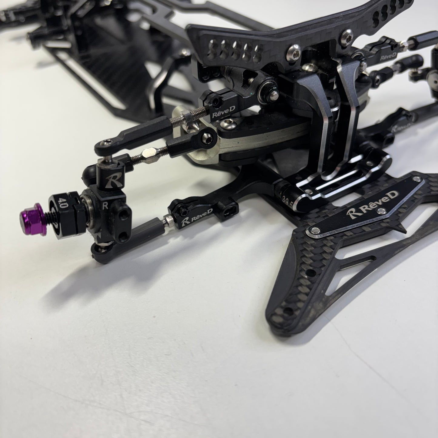 Reve D MC-1 MC1 Alloy Carbon Full Hop Up RWD Chassis