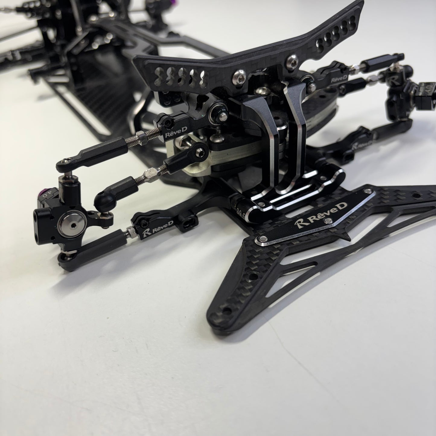 Reve D MC-1 MC1 Alloy Carbon Full Hop Up RWD Chassis