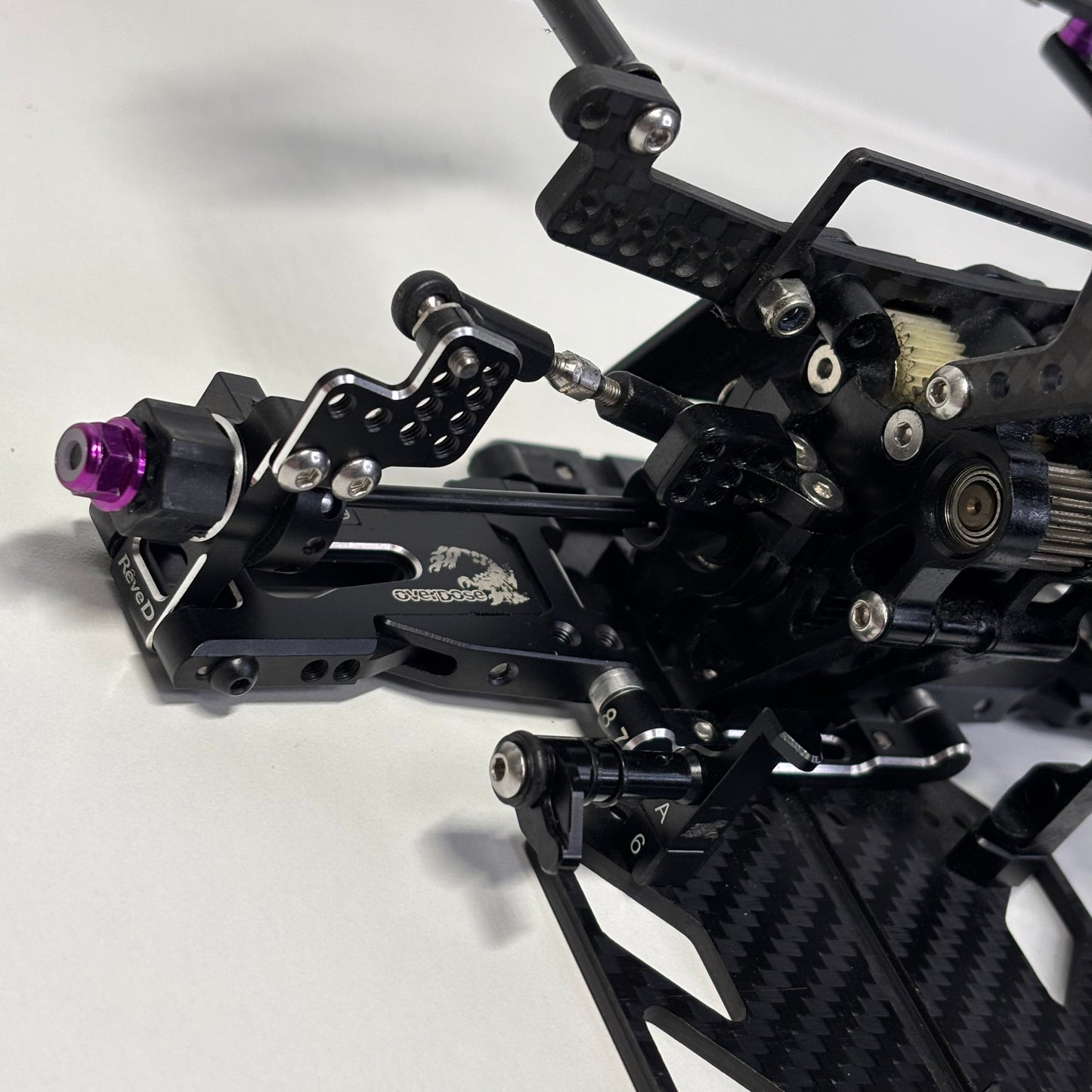 Reve D MC-1 MC1 Alloy Carbon Full Hop Up RWD Chassis