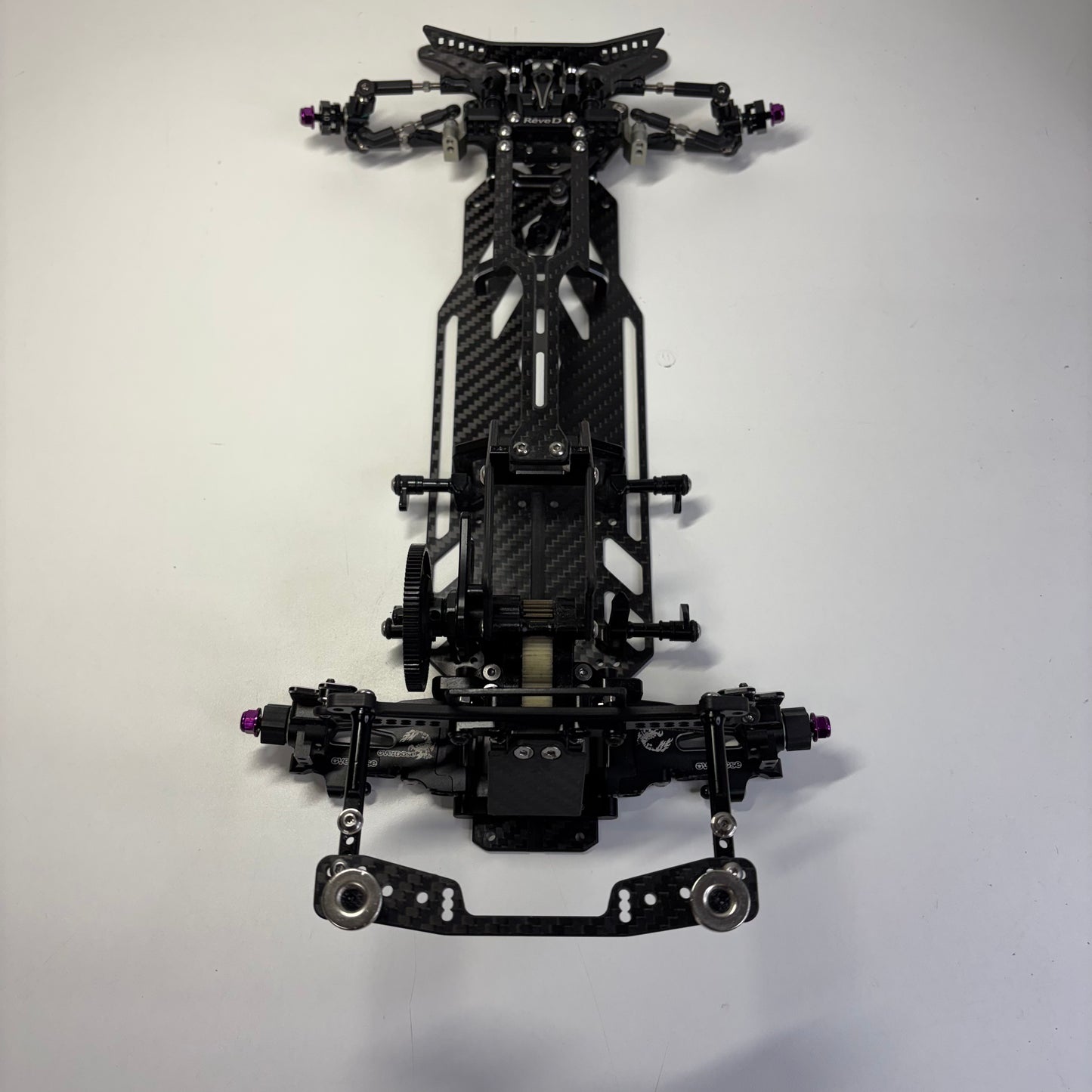 Reve D MC-1 MC1 Alloy Carbon Full Hop Up RWD Chassis