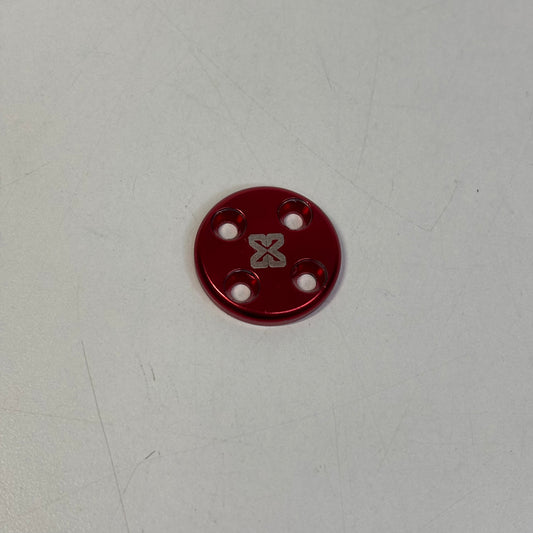 Red Alloy Spur Cover Yokomo Sakura