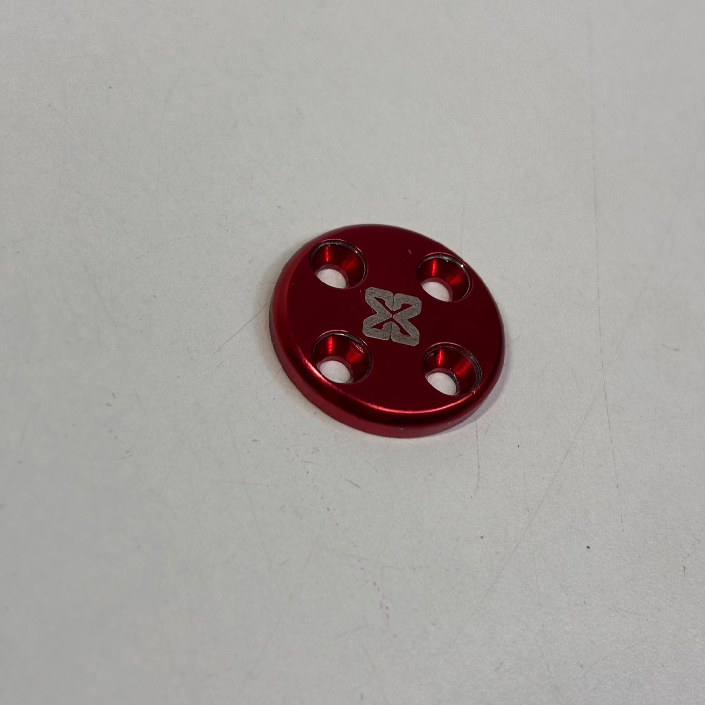 Red Alloy Spur Cover Yokomo Sakura