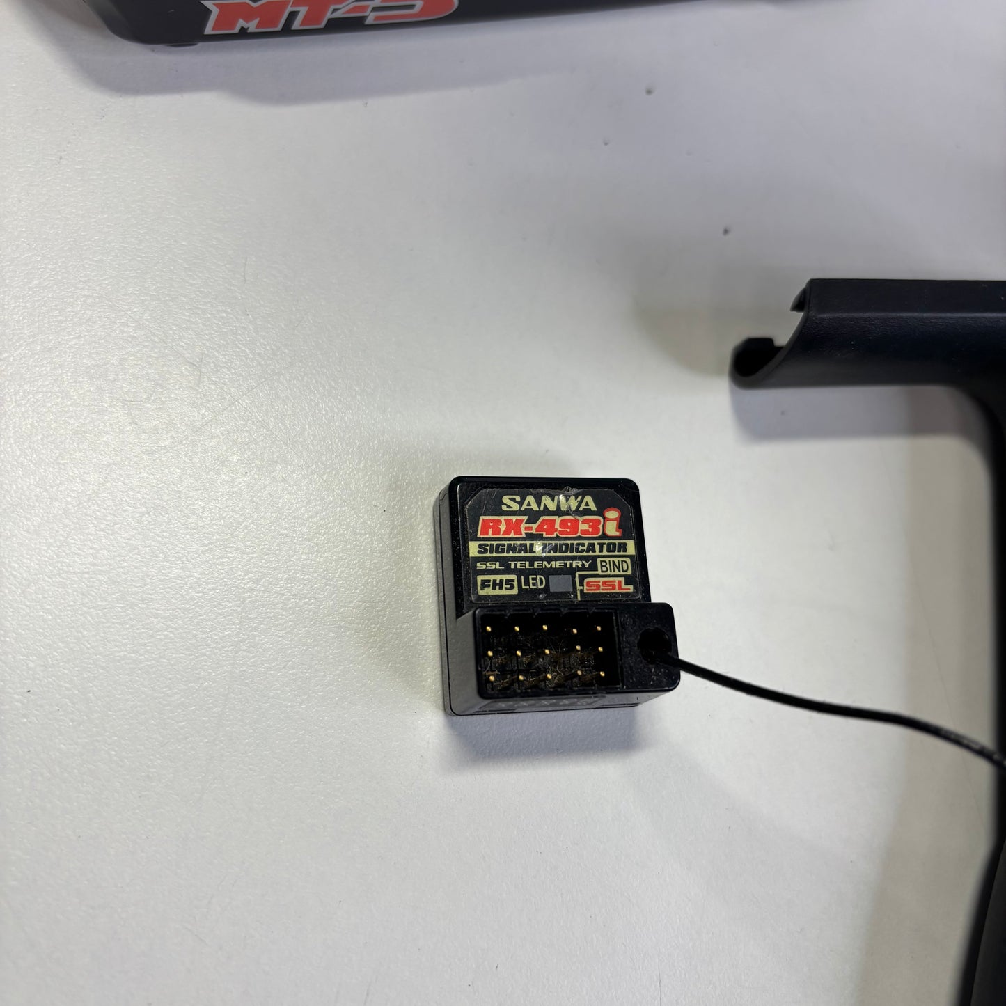 Sanwa MT5 Controller, RX-493i Receiver & Lipo Battery Boxed