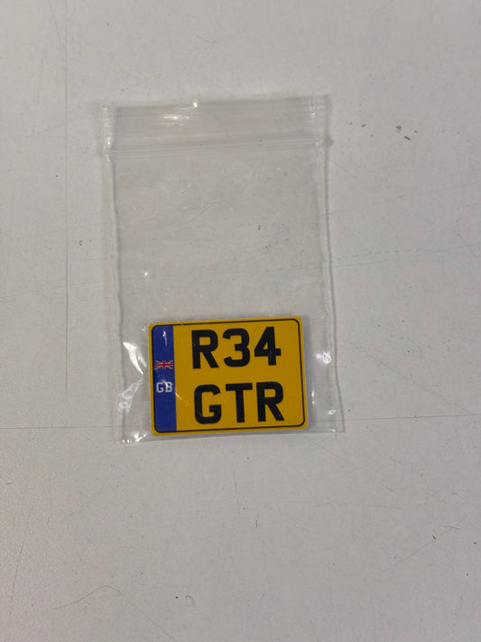R34 GTR Number Plate