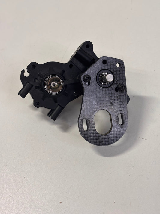 Usukani PDSH Gearbox Diff & Gears Carbon Motor Mount 3 Gear