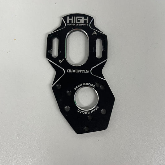 Yeah Racing YD2E High Motor Mount Alloy Black