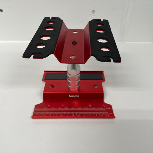 Red Alloy Car Stand Shock Holder