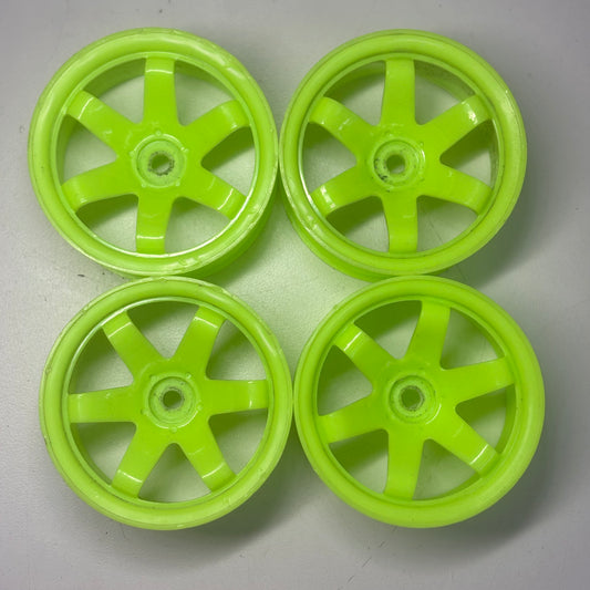TE37 Style Wheels 6MM Offset Yellow