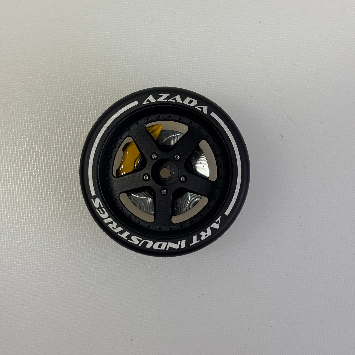 Azada Black Alloy Wheel Sanwa MT44 ETC Controller Wheel Grip