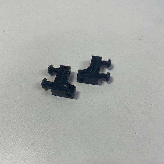 MST RMX MRX FRX Black Alloy Servo Mounts